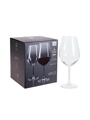 Set De 4 Verres À Pied CRYSTALLINE - Blanc