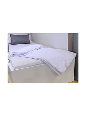 Couette Bébé Premium 110x125cm Avec Housse Couette Ultrason - Blanc