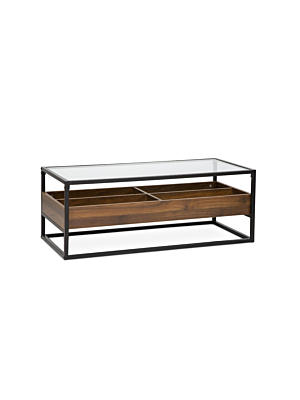 TABLE BASSE SUWAN - Marron