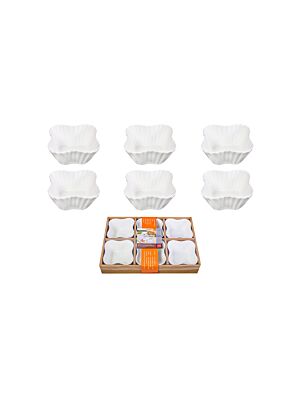 Set Apéritif En 6 Pièces 10cm  - Blanc