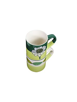 Set De 2 Mugs En Porcelaine - Multicouleur