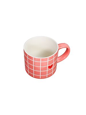 Set De 4 Mugs En Porcelaine - Multicouleur