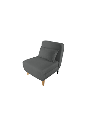 Fauteuil CHLOE Avec Fonction Lit  - Gris Foncé