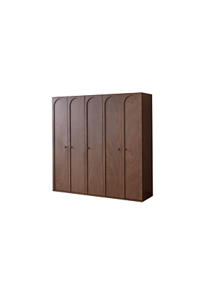 Armoire MALAGA 5 Portes - Marron