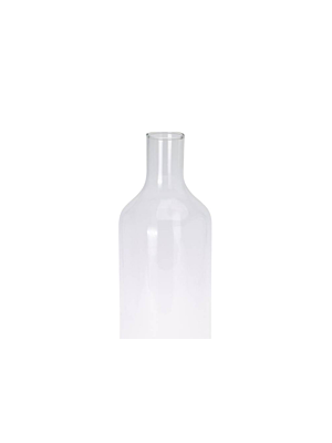 VASE EN VERRE 15cm  - Blanc