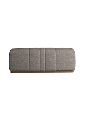 BANC PIED DE LIT LIONTE - Gris