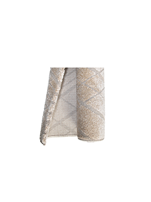 TAPIS MANBO Motifs Abstraits - Taupe