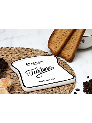 Assiette Toast BROOKLYN  - Blanc