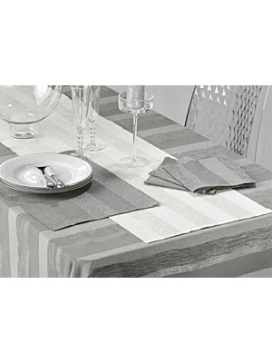 Lot De 3 Serviettes De Table ELDORA  - Gris