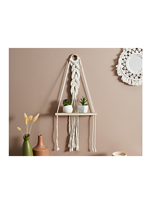 Étagère Murale Décorative BOHO 25cm - Beige 