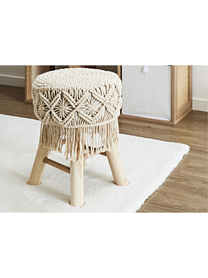 TABOURET BOHO - Beige