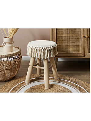 TABOURET PAMPA - Beige