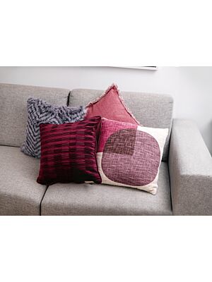 Coussin Décoratif 45x45cm - Bordeaux