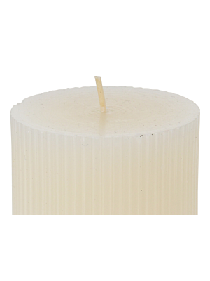 Bougie Cylindrique 7x7x10cm  - Blanc Cassé