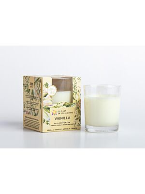 Bougie Parfumée Vanille 140g  - Blanc