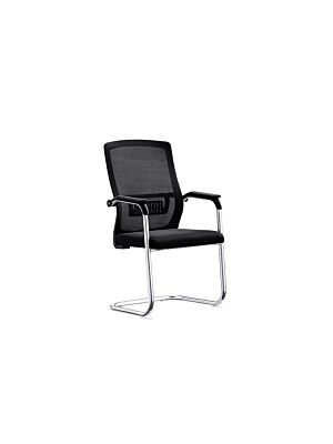 Chaise Visiteur OVERTIME - Noir