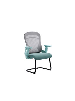 Fauteuil Visiteur ERGO COMFY - Vert / Blanc