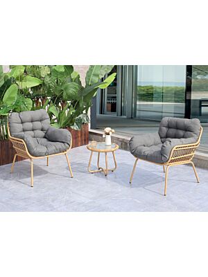 Set BALCON NEW LA VIDA + Table Basse - Gris