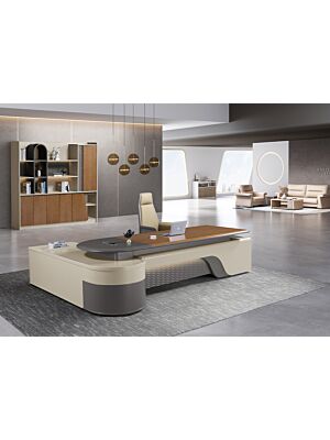 TABLE CAFE CASCADE VENEER  - Marron / Taupe