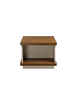 TABLE CAFE CASCADE VENEER  - Marron / Taupe