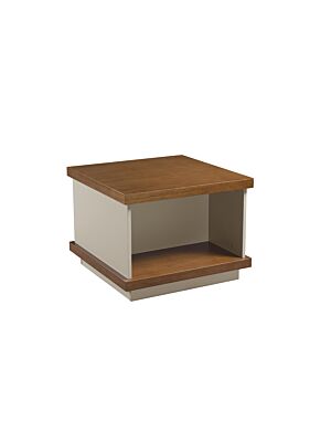 TABLE CAFE CASCADE VENEER  - Marron / Taupe