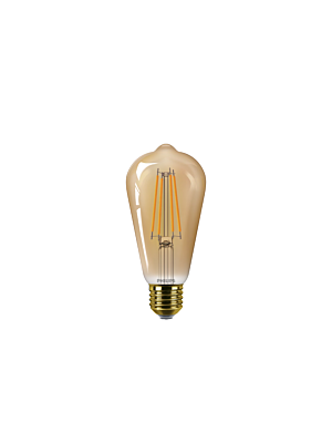 Ampoule Ambre  À Filament 40 W ST64 E27  - Doré