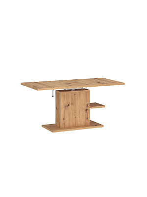 TABLE BASSE AJUSTABLE CORTADO ARTISAN OAK - Beige