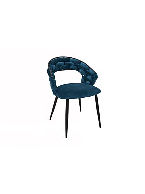 Fauteuil SAWYER  - Bleu Canard