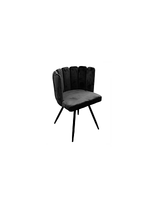 Fauteuil ARIEL VELOURS - Noir