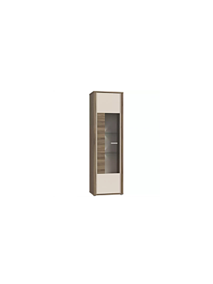 VITRINE DEDELOS Gauche / Droit LED En Option - Marron / Beige