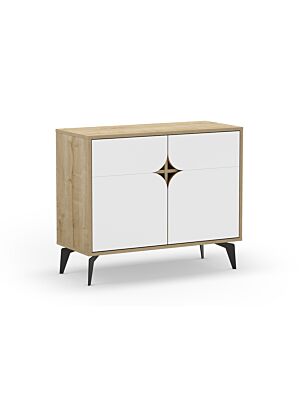 Commode NOLA 2 Portes  - Blanc