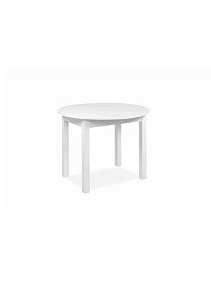 Table À Manger Extensible COBURG 100cm - Blanc