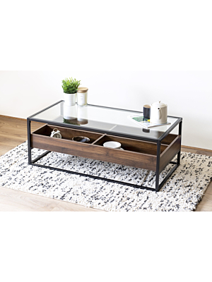 TABLE BASSE SUWAN - Marron