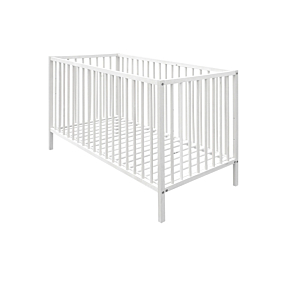 Lit Bébé JAD 60x120cm - Blanc Lits bébés