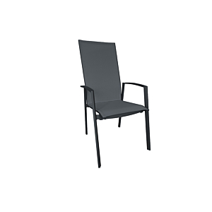 Chaise de jardin ELISE - Anthracite Bon plan