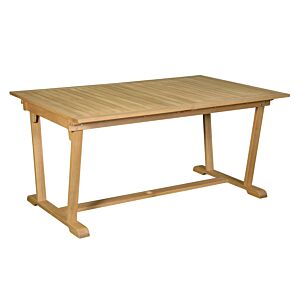 Table Rectangulaire Extensible EXOTICA - Teck Bon plan