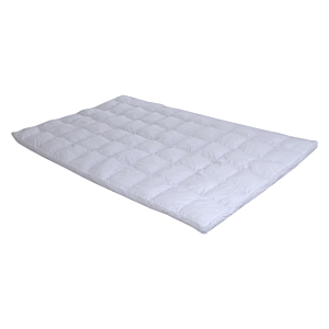 Surmatelas FMT 5 cm Coton/Flocons - Blanc