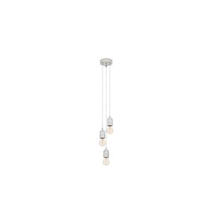 SUSPENSION SILVARES 3L E27 BETONOPTIK - Gris Luminaires Ramadan