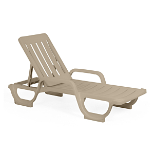 Bain de Soleil MALIBU - Taupe Chaises avec accoudoir