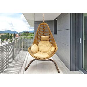 Chaise Pendante MILAS - Beige Bon plan