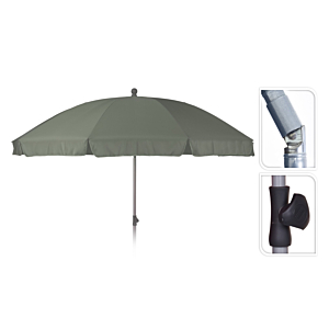 Parasol Inclinable Sans Base OTTAWA - Gris Clair Parasols fixes