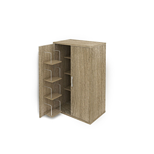 Meuble Multifonction HVP 59,5x37,5x93,2cm - Oak Meubles multifonctions