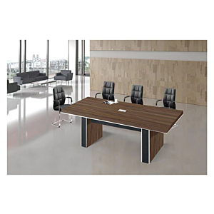 Table De Conférence EXCELLENCE 240x120x78cm - Marron Tables de Réunion