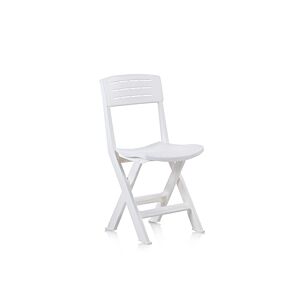 Chaise Pliante FIJI- Blanc Chaises d'extérieur Pliantes