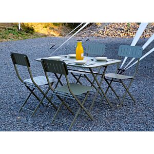 Set PIPA Avec 4 Chaises + Table Tables et chaises pliantes