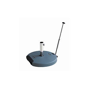 Base Parasol 60 Kg Ronde - Gris Bases de parasols