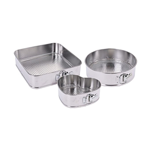 Set De 3 Moules à cake - Argenté Accessoires pâtisseries