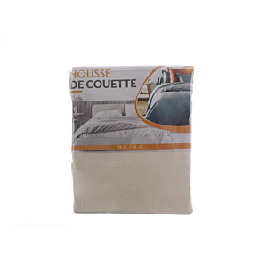 Housse De Couette Unie - Beige