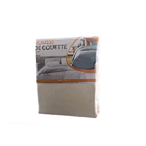 Housse De Couette Unie - Beige Housses de couette