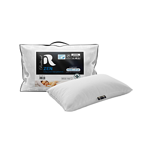 Oreiller RICHBOND ZEN Moelleux 70x45cm - Blanc Oreillers